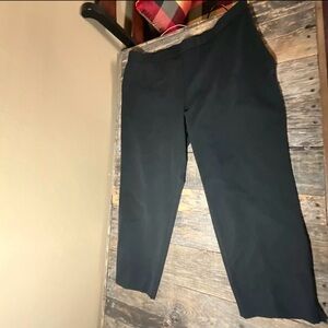Investments Woman Black Dress Pants Zip on Side 20WS